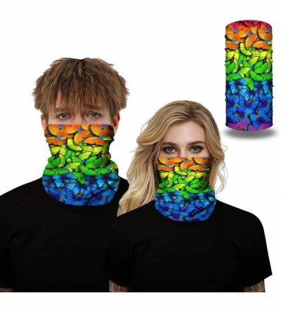 Balaclavas Seamless Face Mask Neck Gaiter Protection Windproof Face Mask Scarf - Butterfly - C2197SK8LMA $9.53