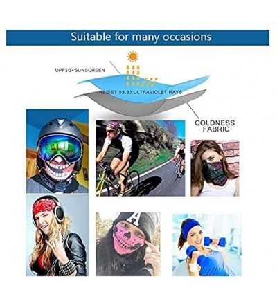 Balaclavas 6 pcs Face Bandanas Neck Gaiters Balaclava- Breathable Reusable Bandana for Cycling Camping Fishing Sports - CL199...