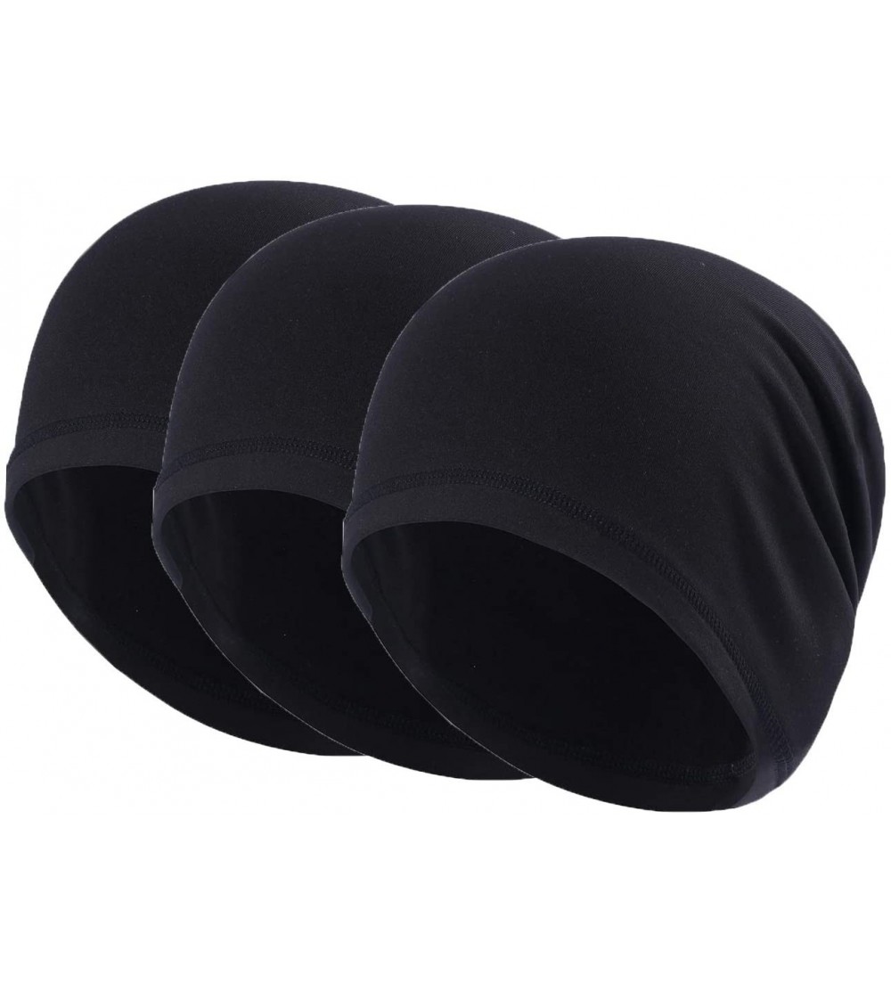 Balaclavas Runtlly Sweat Wicking Running Ultimate Retention - Black 3pack - CW18TSYEYDI $17.06