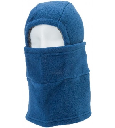 Balaclavas Winter Windproof Polar Fleece Neck Warmer Balaclava Hooded Face Mask Ski Hood Snowboard Mask - Balaclava Blue - C8...