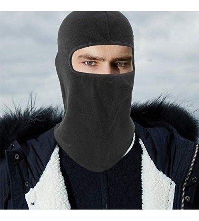 Balaclavas Balaclava Face Mask-Outdoor Cycling Motorcycle Skiing Masks Hat Ski Balaclava Face Mask - Black - CV188Q63RKL $11.90