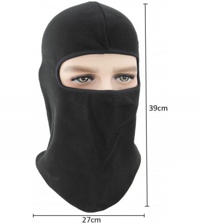 Balaclavas Balaclava Face Mask-Outdoor Cycling Motorcycle Skiing Masks Hat Ski Balaclava Face Mask - Black - CV188Q63RKL $11.90