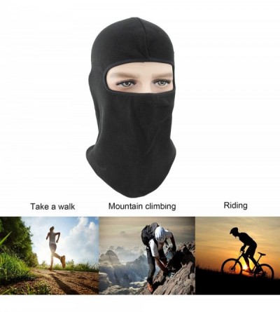 Balaclavas Balaclava Face Mask-Outdoor Cycling Motorcycle Skiing Masks Hat Ski Balaclava Face Mask - Black - CV188Q63RKL $11.90