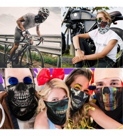 Balaclavas Summer Face Scarf Bandana Neck Gaiter Tube Magic Face Cover Scarf Balaclava Headwear Sun UV Protection - C51996A07...