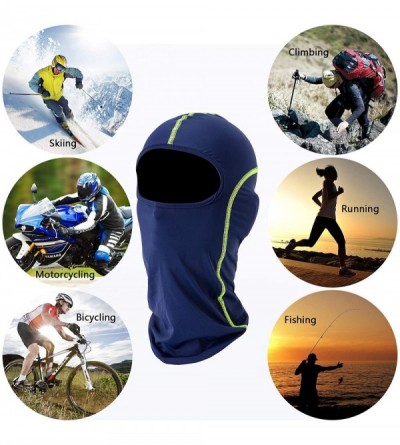 Balaclavas Balaclava Full Face Mask Windproof Sun UV Protection Helmet Liner for Women Men - Khaki - CK18SYZ9D9M $15.94