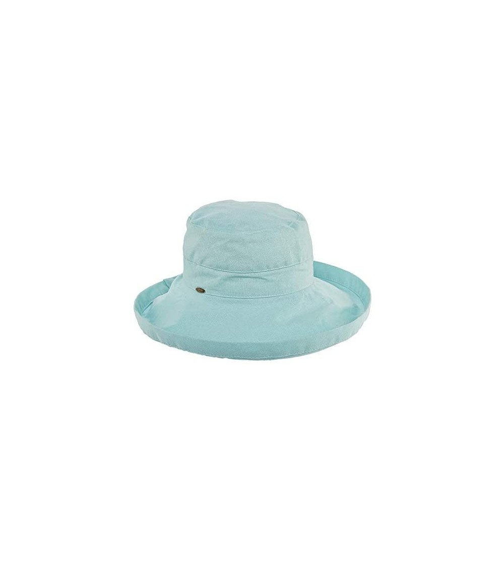 Sun Hats Women's Cotton Hat with Inner Drawstring and Upf 50+ Rating - Aqua - C9113ZY1095 $37.19