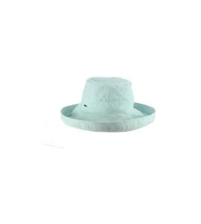 Sun Hats Women's Cotton Hat with Inner Drawstring and Upf 50+ Rating - Aqua - C9113ZY1095 $37.19