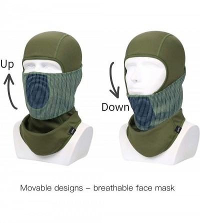 Balaclavas Balaclava Ski Mask Warm Face Mask for Cold Weather Winter Skiing Snowboarding Motorcycling Ice Fishing Men - C118X...