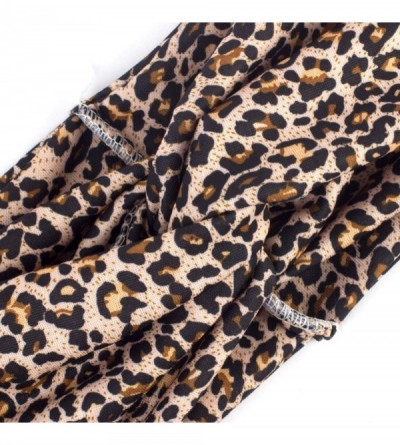 Headbands Leopard Headbands Hairbands Headband Bandanas - Blue Rose - CJ18WWZ8ODT $21.46