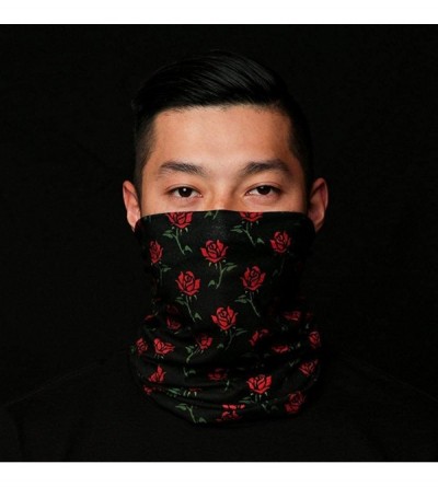 Balaclavas Red Gold U.S.M.C Steel Logo Multi-Function Face Mask 3D Bandana Balaclava Headband - Style 7 - CA196D8K8C6 $22.42