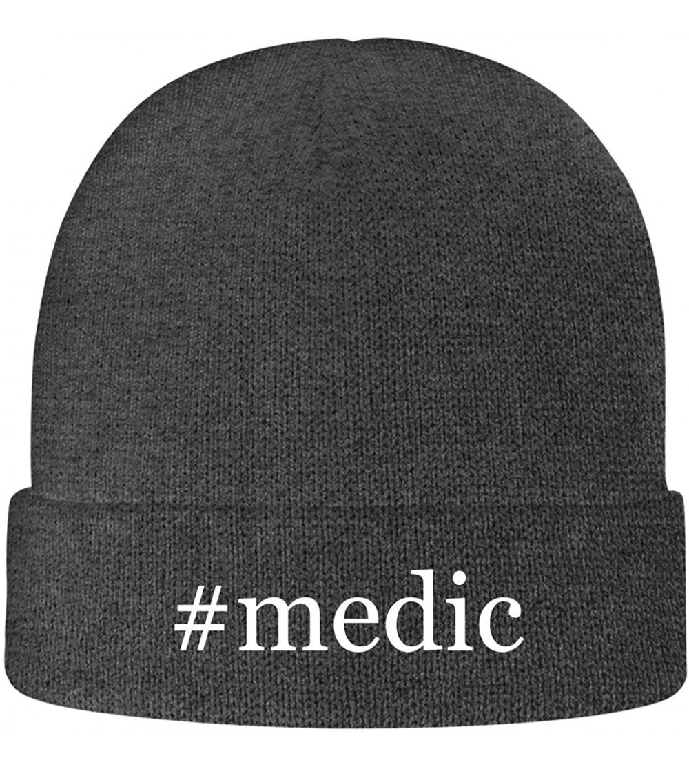 Skullies & Beanies Medic - Hashtag Soft Adult Beanie Cap - Grey - C218AXDT0ZI $21.07