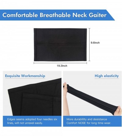 Balaclavas Breathable Neck Gaiters Dustproof Face Scarf UV Protection Balaclava - Br14 - CM198DMDYK7 $11.43