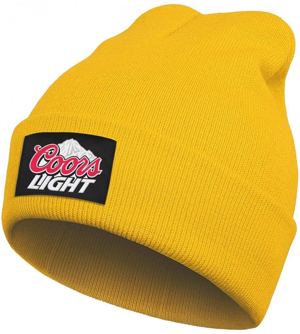 Skullies & Beanies Unisex Winter Outdoor Sport Ski Knit Caps Coors-Light-Beer-Logo- Beanie Hat for Men's & Women - Coors Ligh...