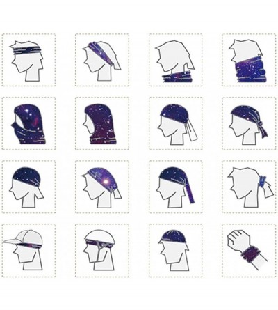 Balaclavas Face Mask Seamless Rave Bandana Dust Wind UV Protection Neck Gaiter Mask Headwear - Mouth Ha - CU197T0CTGI $15.76