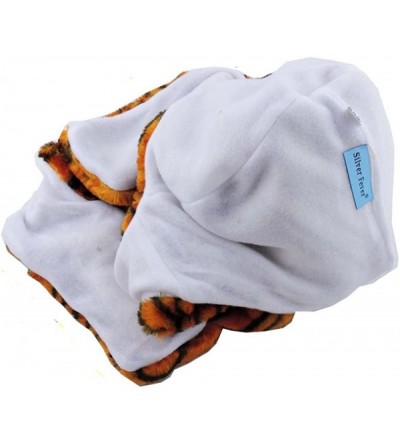 Skullies & Beanies Plush Soft Animal Beanie Hat Halloween Cute Soft Warm Toddler to Teen - White Leopard - C712M5NBL6N $8.23