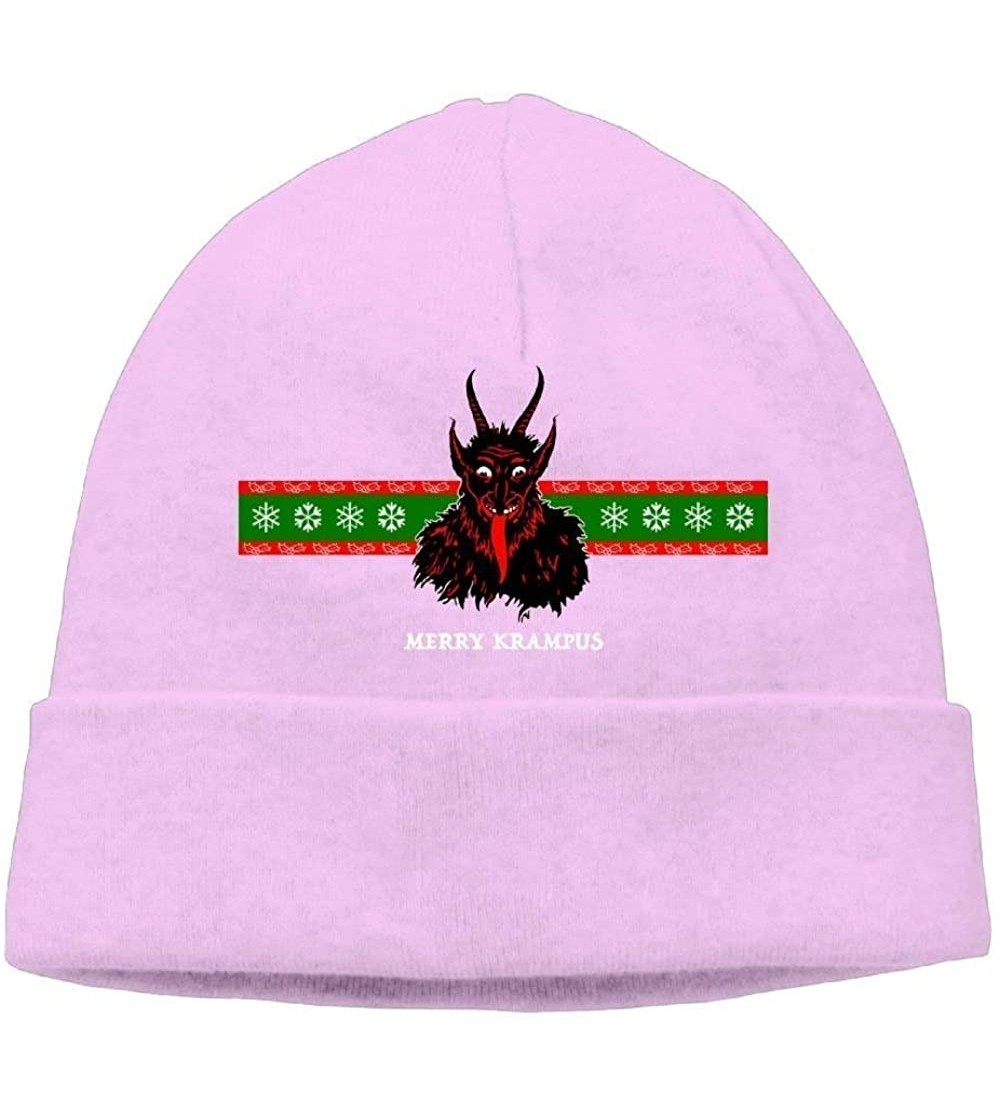 Skullies & Beanies Skull Cap Knitted Hat Men's Merry Krampus Cool Street Dance Beanies Hat - CM18QOYG42Z $13.97