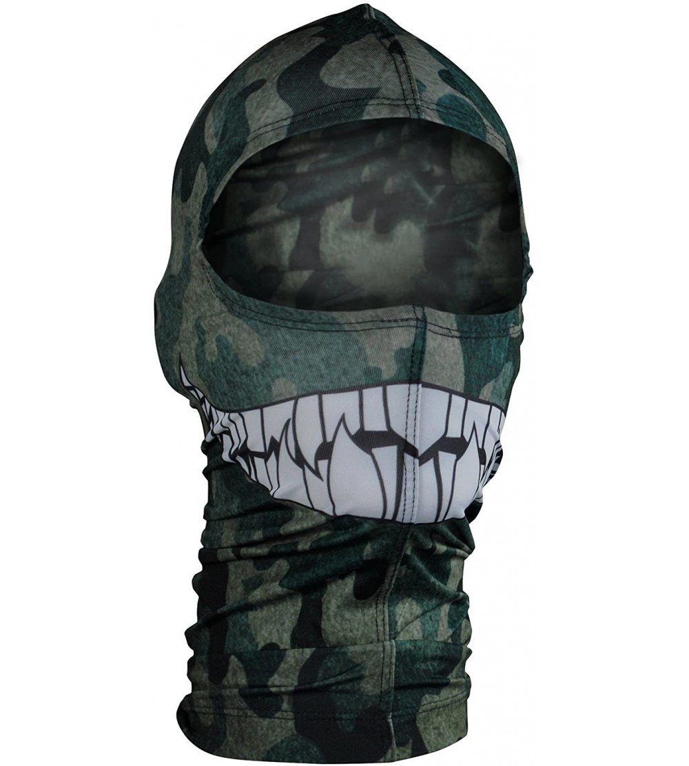 Balaclavas Balaclava- One Size Fits Most - Multicolor-camo With Teeth - CE110YPZ07B $9.91