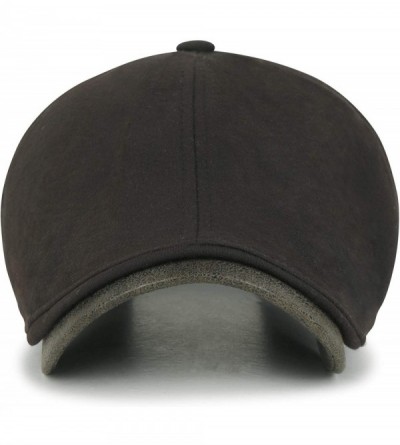 Newsboy Caps Soft cotton Newsboy Flat Cap ivy stretch Driver Hunting Hat - Brown Mix - C318RH5W37Z $23.02