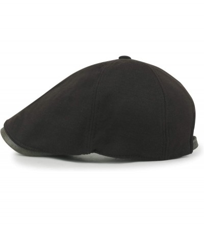 Newsboy Caps Soft cotton Newsboy Flat Cap ivy stretch Driver Hunting Hat - Brown Mix - C318RH5W37Z $23.02