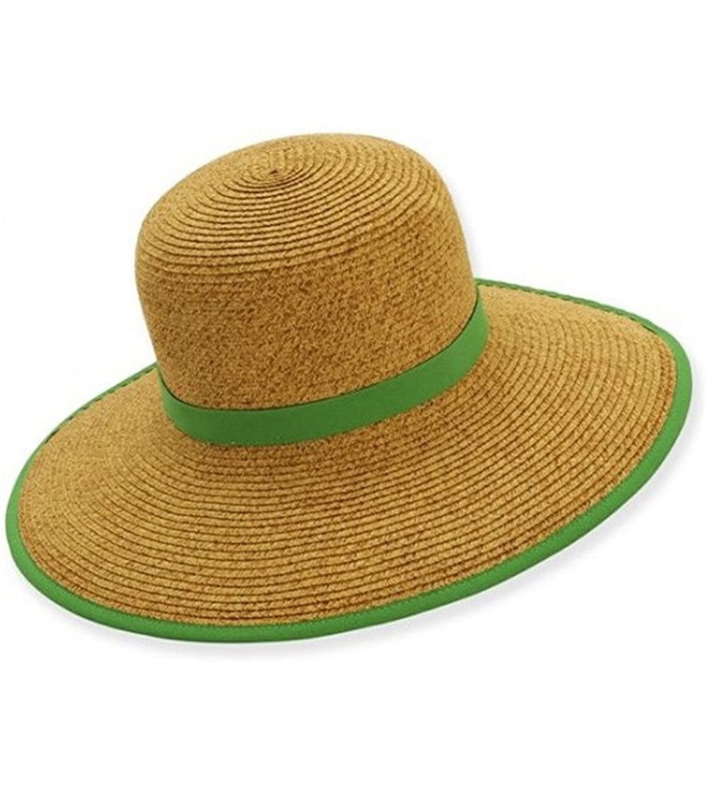 Sun Hats French Laundry Packable Crushable Travel Hat - Lime - CK11CYNHODT $40.75