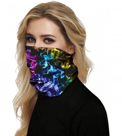 Balaclavas Seamless Rave Bandana Neck Gaiter Tube Headwear Bandana- Motorcycle Face Bandana for Women Men Face Scarf - 5 - CO...