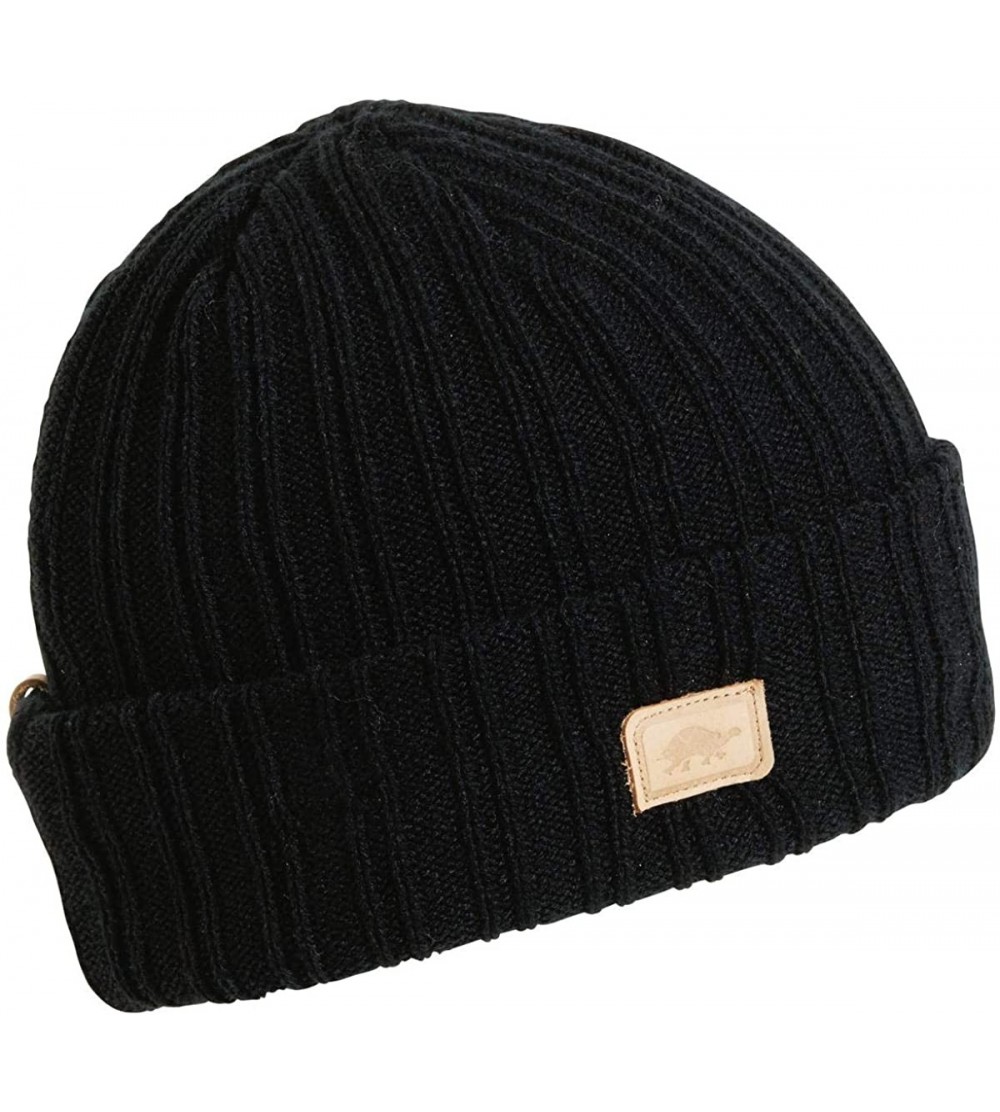 Skullies & Beanies Men's Wild Bill Relax Fit Classic Knit Watch Cap Beanie - Black - CB116DKCE39 $25.55