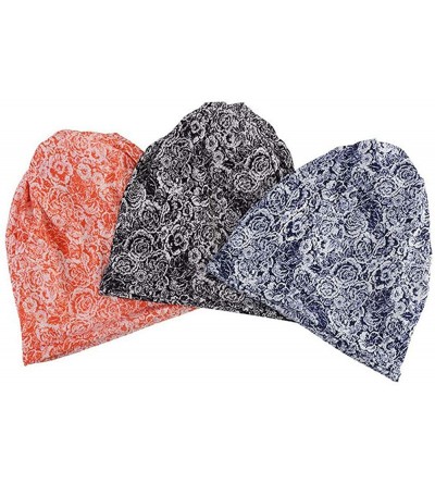 Skullies & Beanies Women's Baggy Slouchy Beanie Chemo Hat Cap Scarf - 2 Pack-g - CS18L79MA4X $13.54