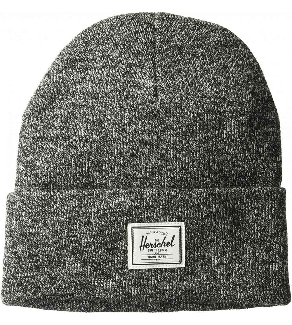 Skullies & Beanies Supply Co. Men's Elmer Beanie Cap - Heathered Black - CX12O3IVNPH $20.54