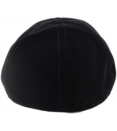 Newsboy Caps Mens Fall- Winter 6pannel Duck Bill Curved Ivy Looks Velvet Hat S/M L/XL - Black - CX12N2IPH3A $12.87