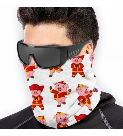 Balaclavas Neck Gaiter Headwear Face Sun Mask Magic Scarf Bandana Balaclava - Little Pink Pigs - C5197SEEMAT $20.26