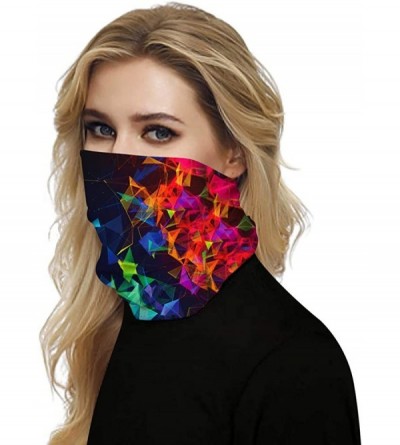 Balaclavas 4Pcs Bandanas Face Mask Seamless Neck Gaiter Scarf Mask Tube Headwear Balaclava for Men Women Outdoors Sports - CQ...