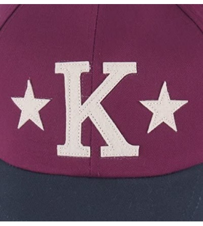 Baseball Caps American Star K Short Bill Design Club Cute Ball Cap Baseball Hat Truckers - Red - C7186696TQ5 $20.71