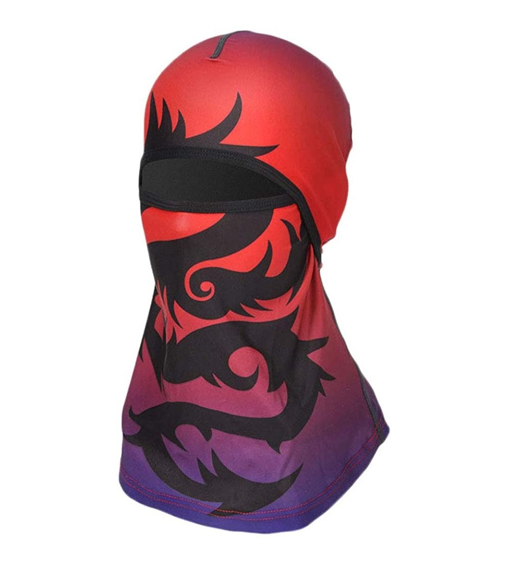 Balaclavas 3D Animal Funny Balaclava Full Face Mask Neck Warmer for Cycling Motorcycle Skiing Outdoor Sports - Dragon - CT198...