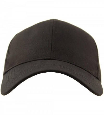 Baseball Caps Everyday Unisex Light Plain Blank Baseball Sun Visor Solid Cap Dad Hat - Black - CE17YGL3NED $12.98