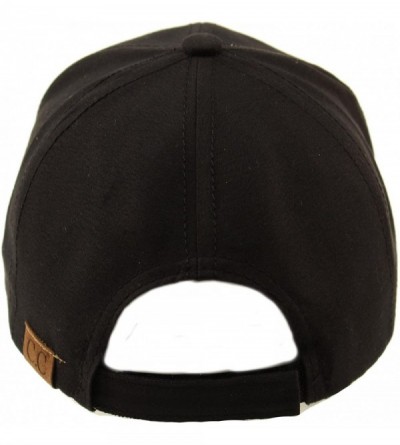 Baseball Caps Everyday Unisex Light Plain Blank Baseball Sun Visor Solid Cap Dad Hat - Black - CE17YGL3NED $12.98