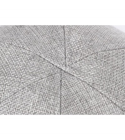 Newsboy Caps Men's Duckbill Ivy Newsboy Cap Scally Hat - Light Grey - CV12O10Q4AQ $11.08