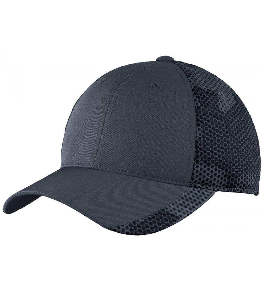 Baseball Caps Men's CamoHex Cap - Iron Grey - CP11UTOHMVJ $7.40