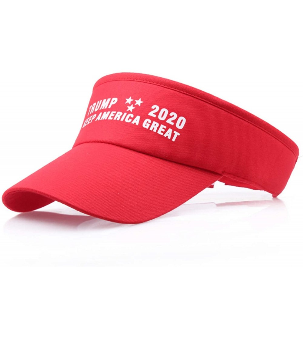 Baseball Caps Make America Great Again Hat Donald Trump 2020 USA Cap Adjustable - Red-8 - CH18HSQWA2W $12.90