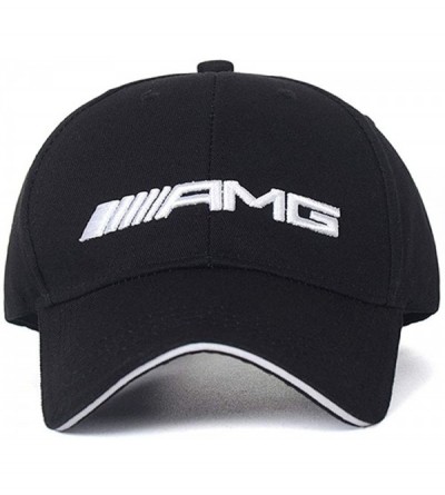 Baseball Caps Car Logo Adjustable Baseball Hat- Unisex Hat Travel Cap Car Racing Motor Cap for AMG - Black - C718AGLT4CU $17.70