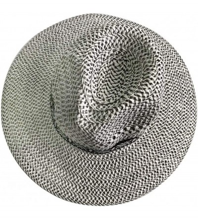 Sun Hats Spring Summer Men's Woman Lifeguard Foldable Sun Hat Woven Farmer Cool Lightweight Straw Hat - Grey - CG18G70XA2N $1...