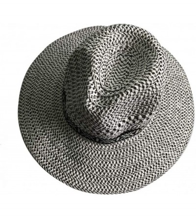 Sun Hats Spring Summer Men's Woman Lifeguard Foldable Sun Hat Woven Farmer Cool Lightweight Straw Hat - Grey - CG18G70XA2N $1...