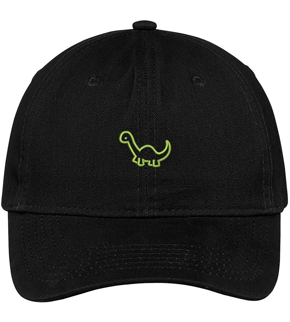 Baseball Caps Dinosaurs Embroidered Cap Premium Cotton Dad Hat - Black - C71838XR359 $14.04