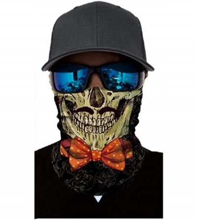 Balaclavas Unisex 3D Skull Printed Balaclava Headwear Multi Functional Face Mask for Outdoor Cycling Riding Motorcycle - CQ19...