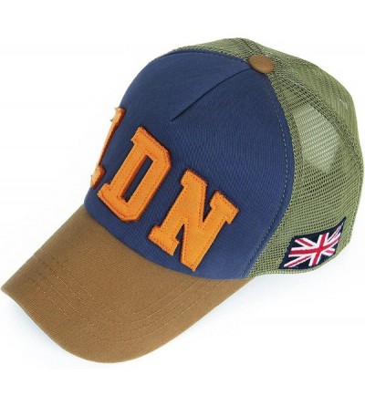 Baseball Caps Mesh Back Baseball Cap Trucker Hat 3D Embroidered Patch - Color8-3 - C511YPYJ6BX $19.05