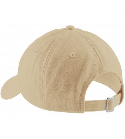 Baseball Caps Don't Tell Me to Smile Embroidered Low Profile Soft Cotton Brushed Cap - Stone - CP12NS071I8 $17.27