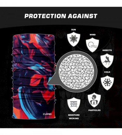 Balaclavas CUIMEI Seamless Protection Motorcycle Multifunctional - F-Colorful 3 - CV196875Y7Y $8.80