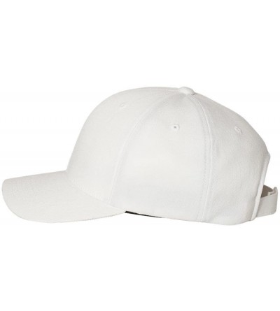 Baseball Caps 110C - Cool & Dry Pro-Formance Serge Cap - White - CC11M99PGVZ $11.45