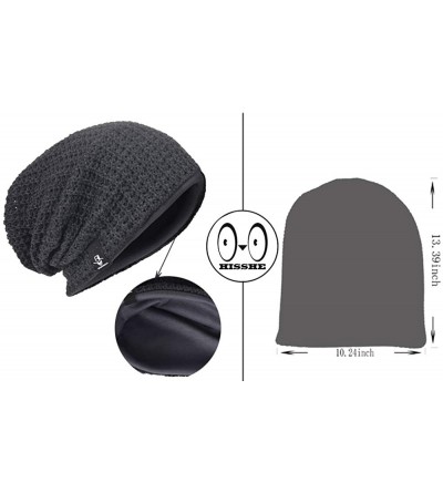 Berets Women's Slouchy Beanie Knit Beret Skull Cap Baggy Winter Summer Hat B08w - Solid Navy - CR1980HMX2Z $11.59