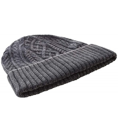 Skullies & Beanies Men's Warm Winter Hats Washed Cotton Knit Cuff Beanie Cap Hat - Balck - C418A40SGRD $11.84