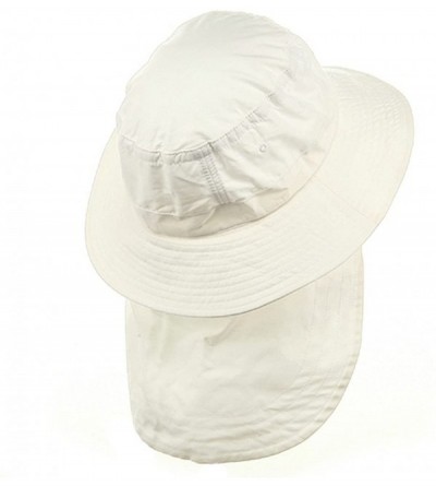 Sun Hats UV 45+ Extreme Vacationer Flap Hat-White w16s49e - C1111C76RUT $41.01